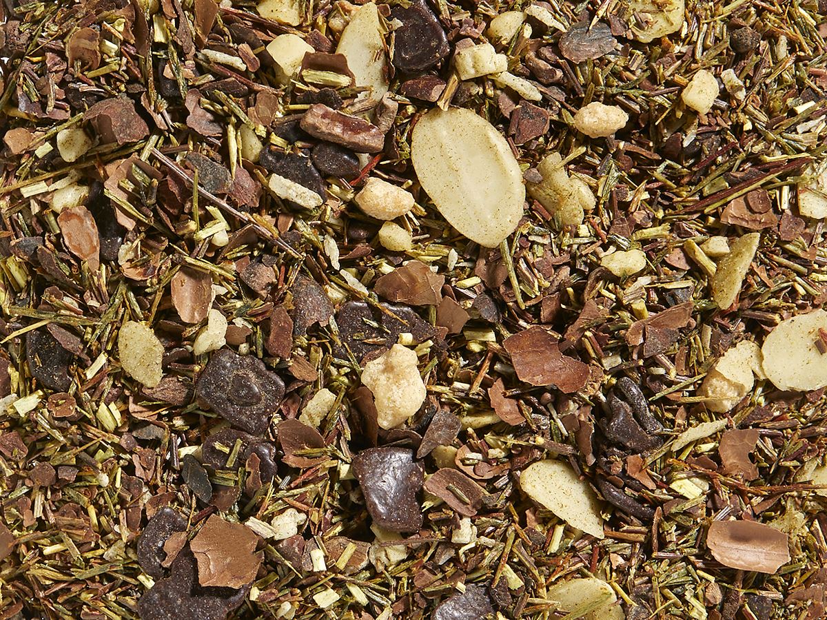 Pralinenkuss. Grüner Rooibos Tee Kakao Geschmack NEU!