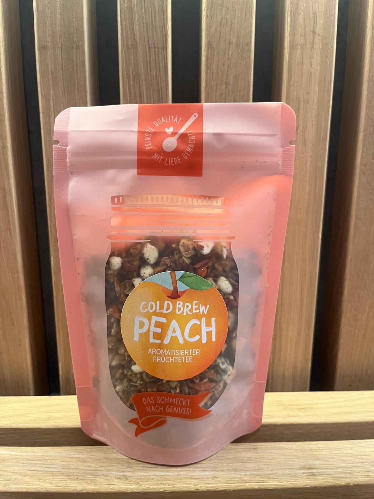 Cold Brew Pfirsich natürlich, Zippbeutel