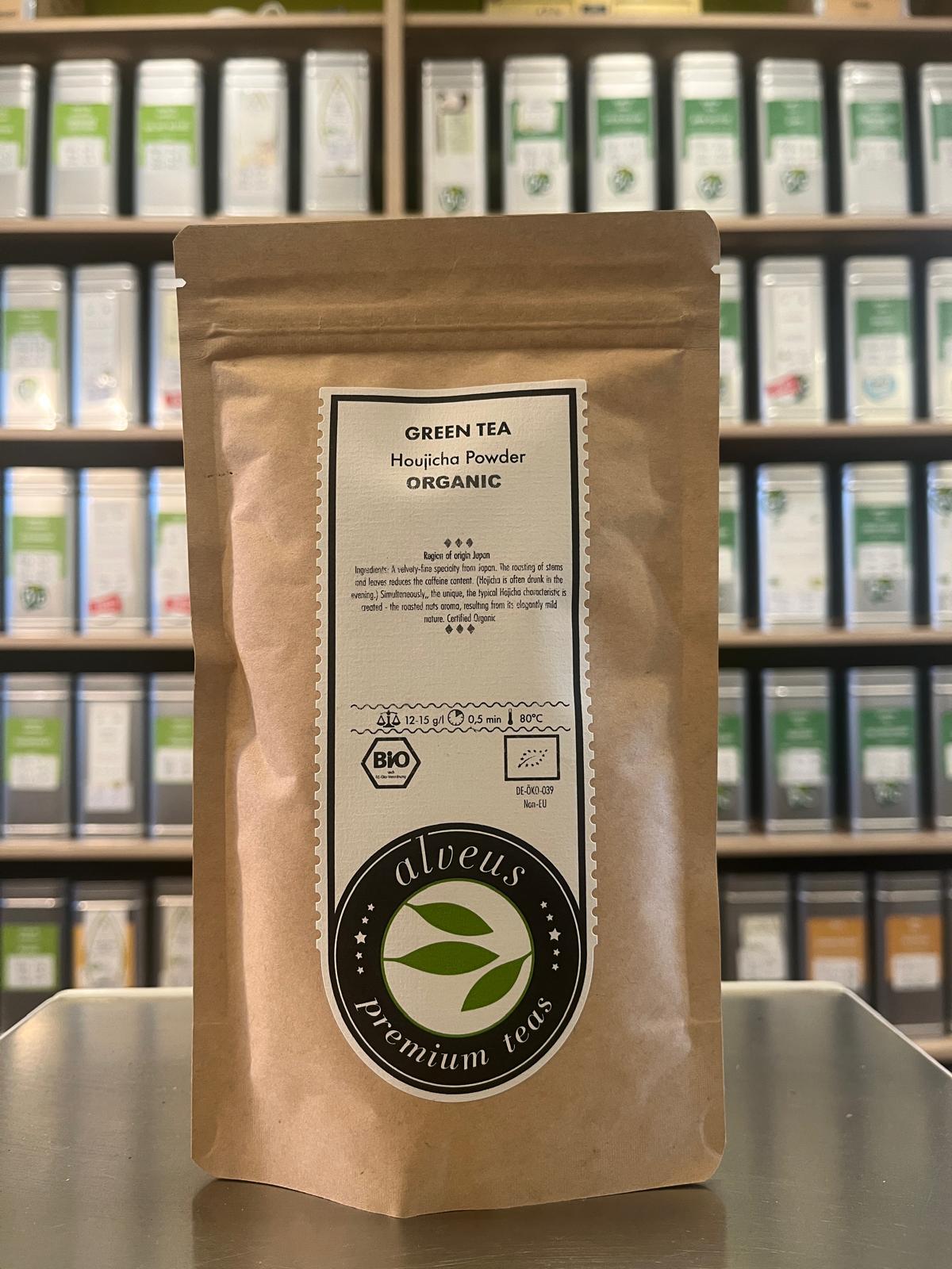 Green Tea Houjicha Powder Organic. BIO. NEU