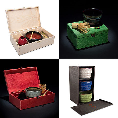 Matcha Einsteiger Set 4 teilig in schöner Holzbox. NEU