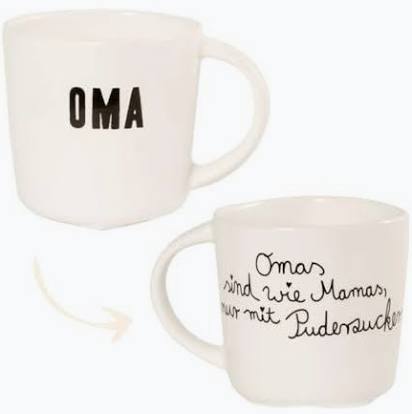 Good old friends Tasse "OMA" - Omas sind wie Mamas....