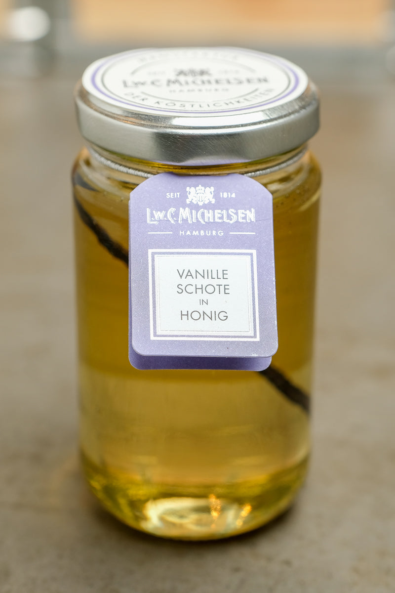 Vanilleschote in Honig