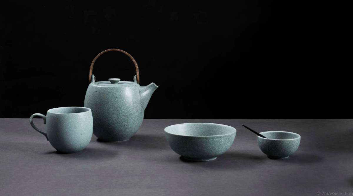 ASA nesuto Snackschale Fuji blau-grau