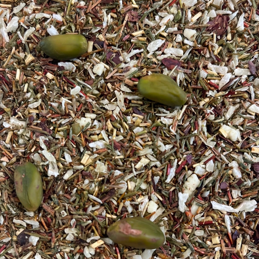 Weisse Schokolade - Pistazie Rooibos grün NEU