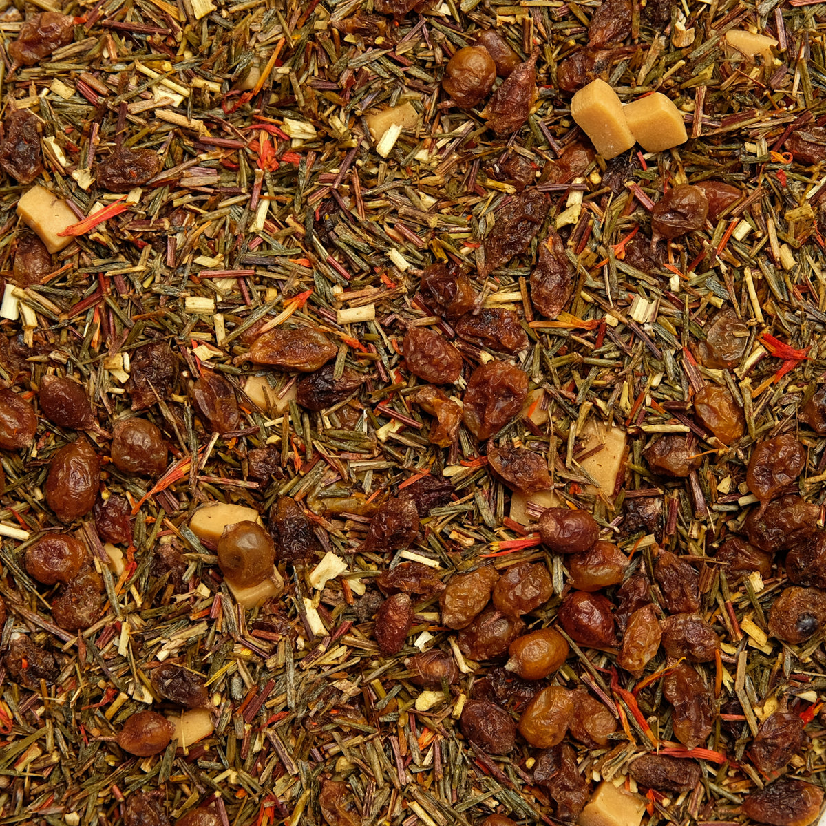 Sanddorn Sahne Rooibos grün