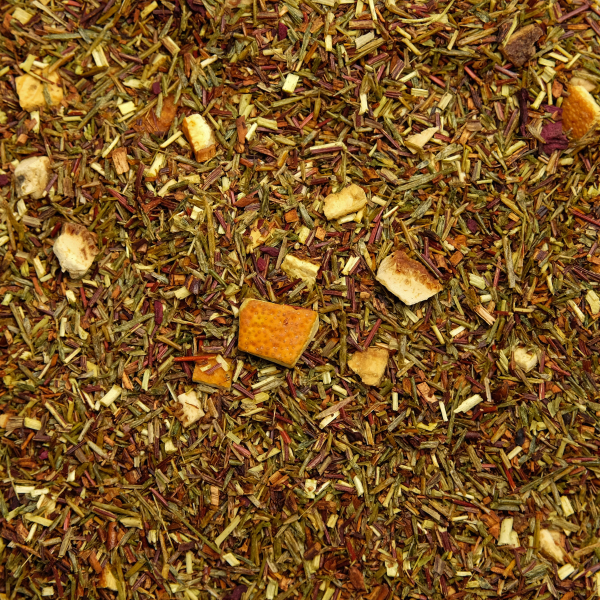 Sizilianische Blutorange natürlich Rooibos grün