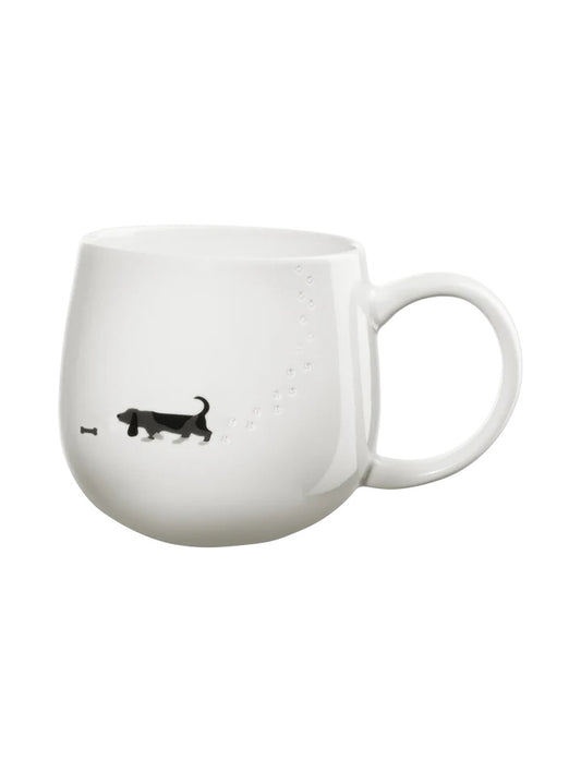 ASA Tiertassen mit Pfotenabdruck (Dackel, Katze, Pferd, Hase) 0,4L