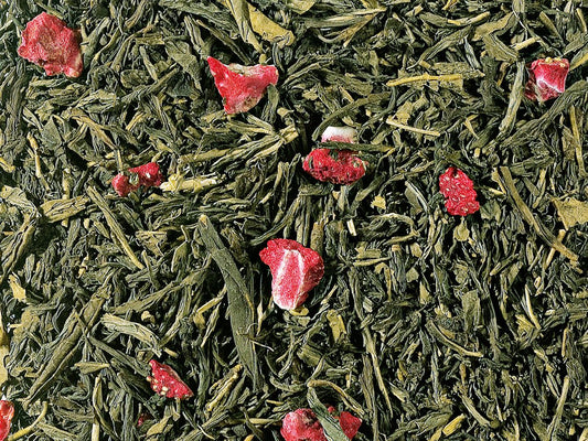 Sencha Erdbeer - Entkoffeiniert ! Grüntee NEU!