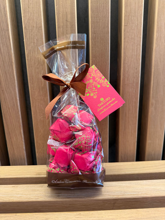 Antica Tartufi - Himbeer Pistazie Tartufo