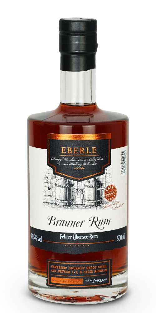 Eberle Brauner Rum Überseerum NEU
