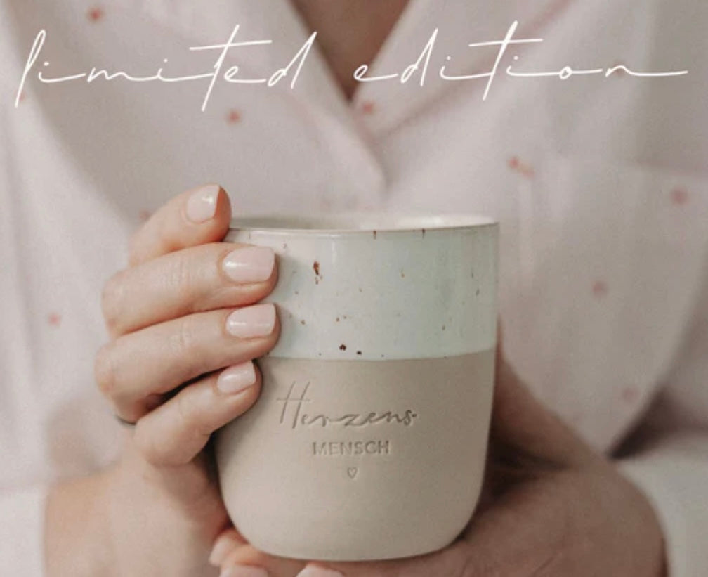Eulenschnitt Becher Herzensmensch Limited Edition !