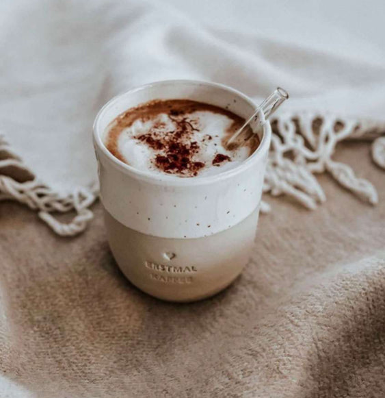 Eulenschnitt Becher - ERSTMAL KAFFEE