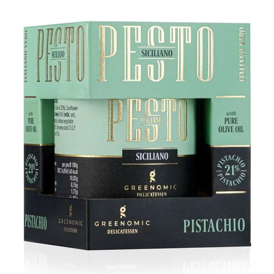 Greenomic Pesto & Cream  Italienisches Pistazienpesto.  NEU!