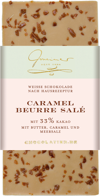 Gmeiner - Edel Vollmilch 33 % Buttercaramell und Meersalz