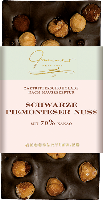 Gmeiner - Edel zartbitter Piemontheser  Nuss 70 %