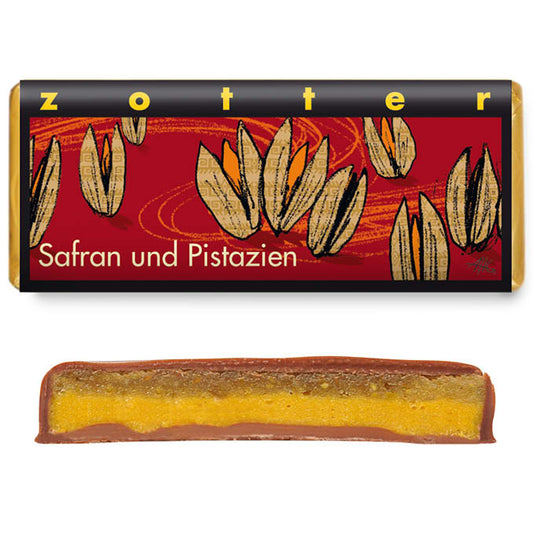 Zotter Safran und Pistazien