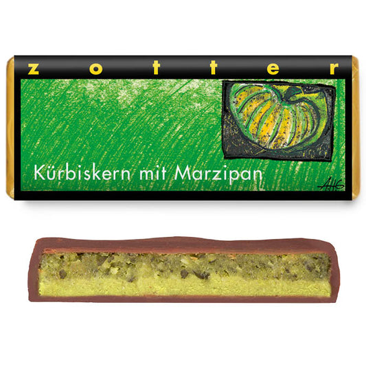Zotter Kürbiskern mit Marzipan