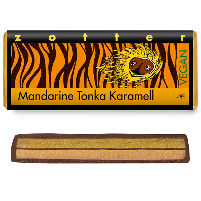 Zotter Manderine Tonka Karamell Vegan Bio