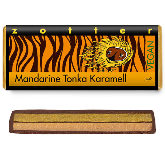 Zotter Manderine Tonka Karamell Vegan Bio