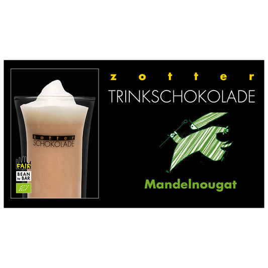 Zotter Trinkschokolade Mandelnougat