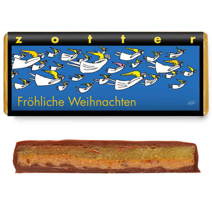 Zotter Fröhliche Weihnachten Bio