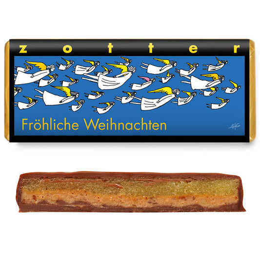 Zotter Fröhliche Weihnachten Bio
