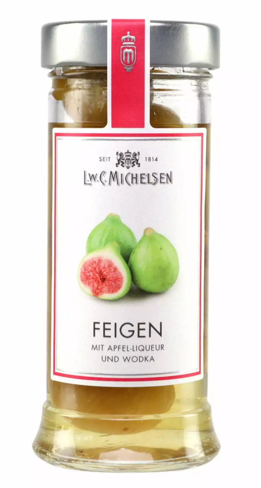 Feigen in Wodka: Fruchtige Feigen in Apfel-Likör und Wodka, eine exquisite Dessert-Kreation