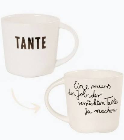 Good old Friends Tasse "Tante" - Eine muss den Job der verrückten Tante ja machen