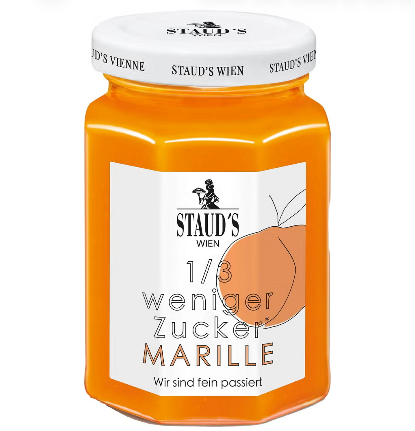 STAUD‘S Marille fein passiert - zuckerreduziert, 200 g Hier ist die Frucht der Star