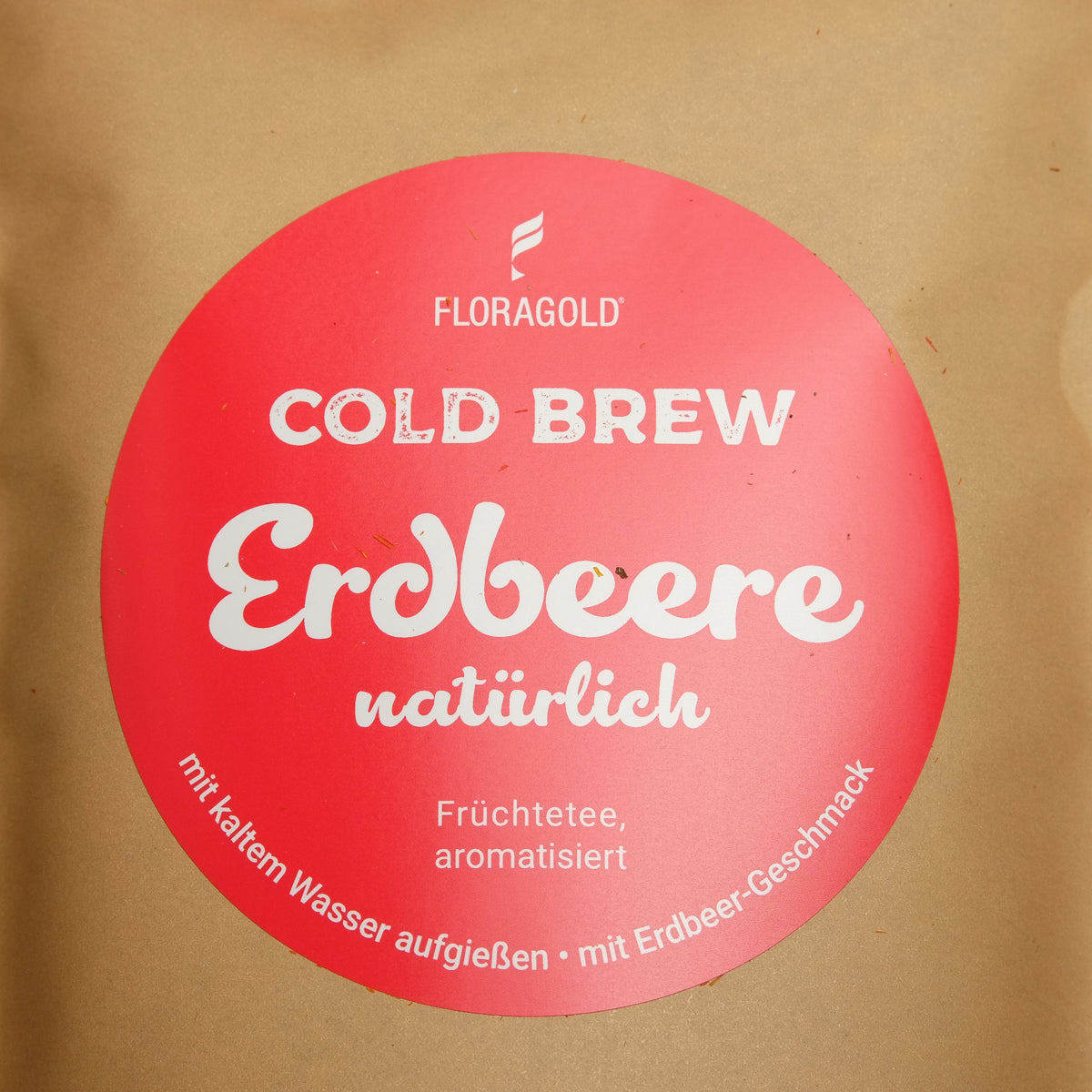 Cold Brew Erdbeer natürlich, Zippbeutel