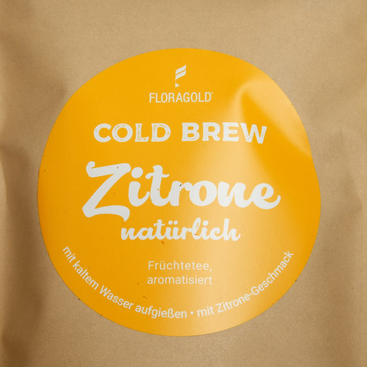 Cold Brew Zitrone natürlich, Zippbeutel