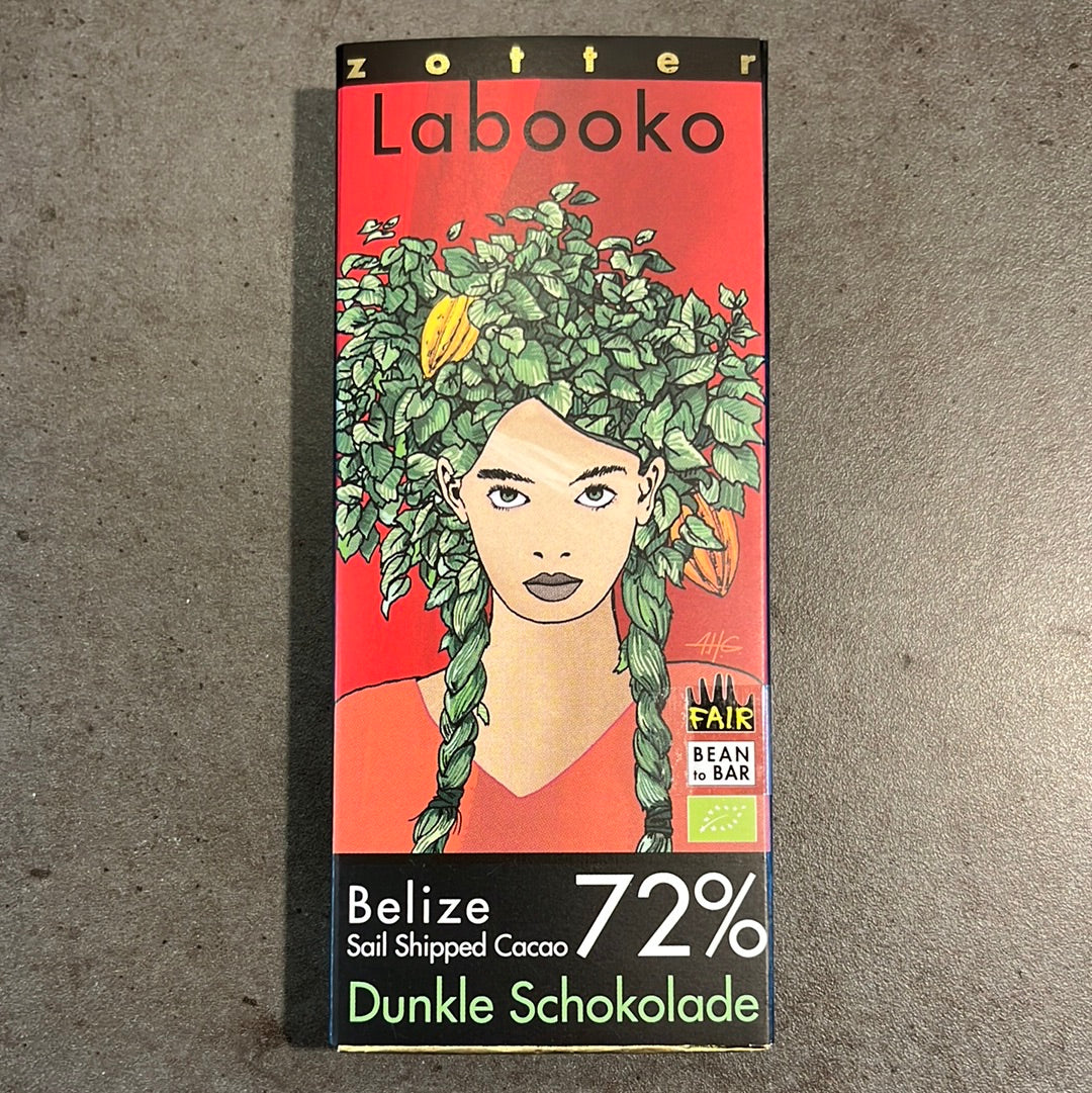 Zotter Labooko Belize 72 %
