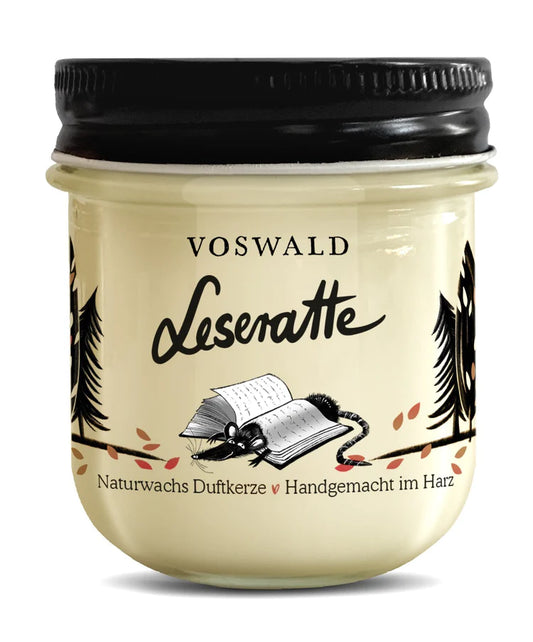 Voswald Leseratte Duftkerze